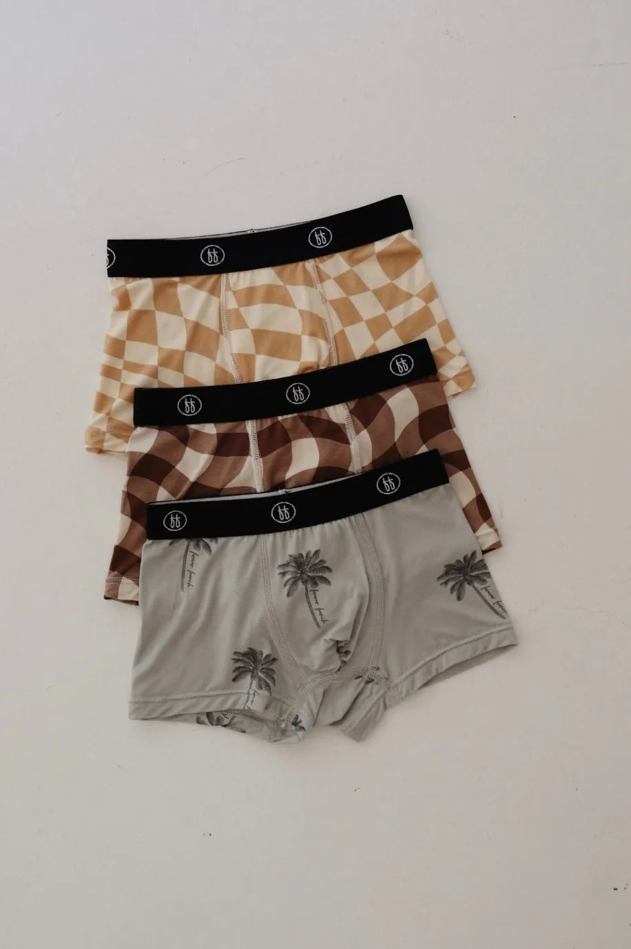 Bamboo Boxers (3 Pack) | Gold Coast   Groovy Gingham   Summer Dreamin'