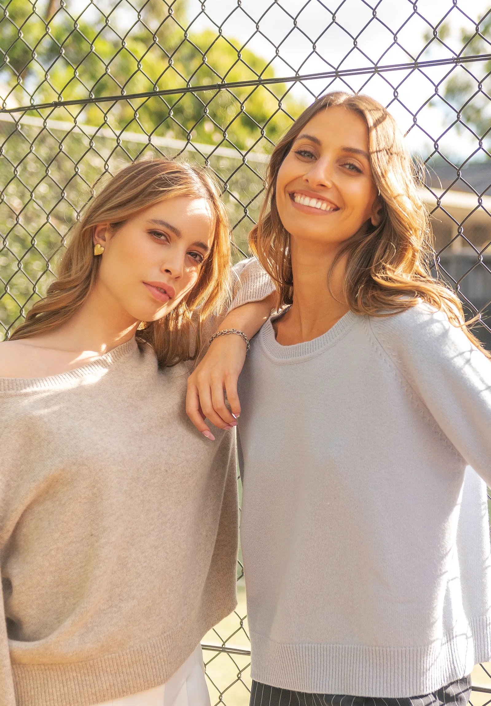 Cristina Natural Relaxed Merino Wool Sweater