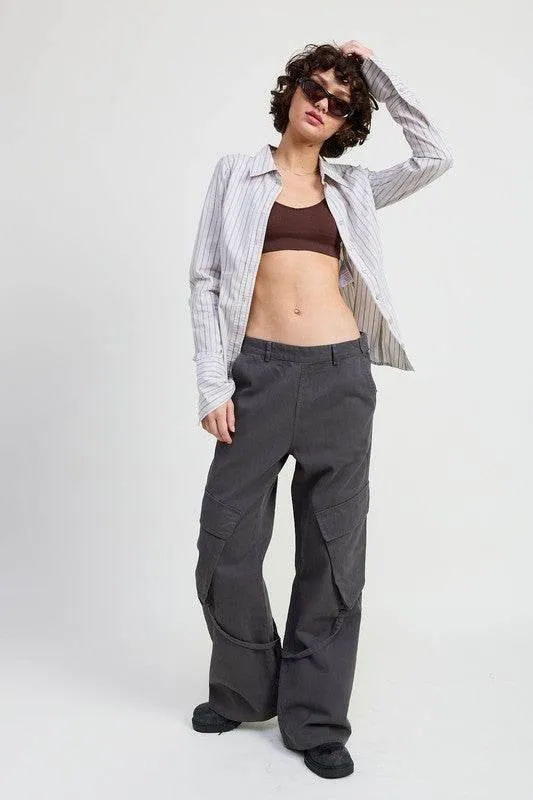 Emory Park Cargo Pants With Pocket Detail