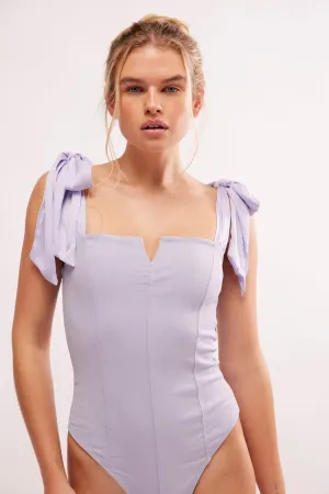 Free People Lola Bodysuit - Icelandic Blue