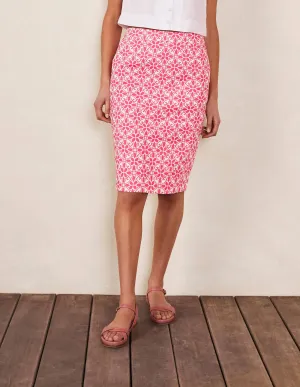 Gabriella Pencil Skirt-Lollipop, Ornate Lattice