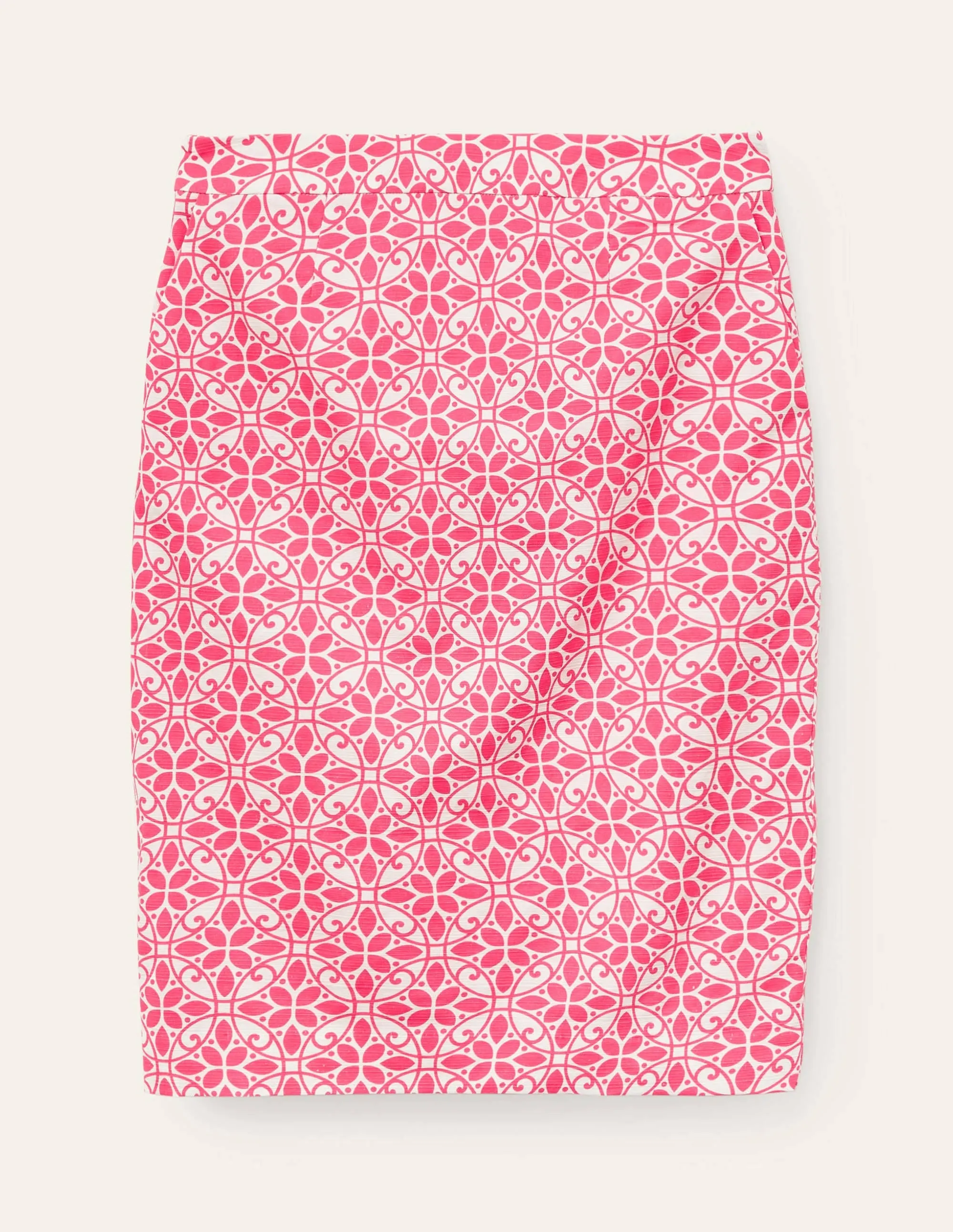 Gabriella Pencil Skirt-Lollipop, Ornate Lattice