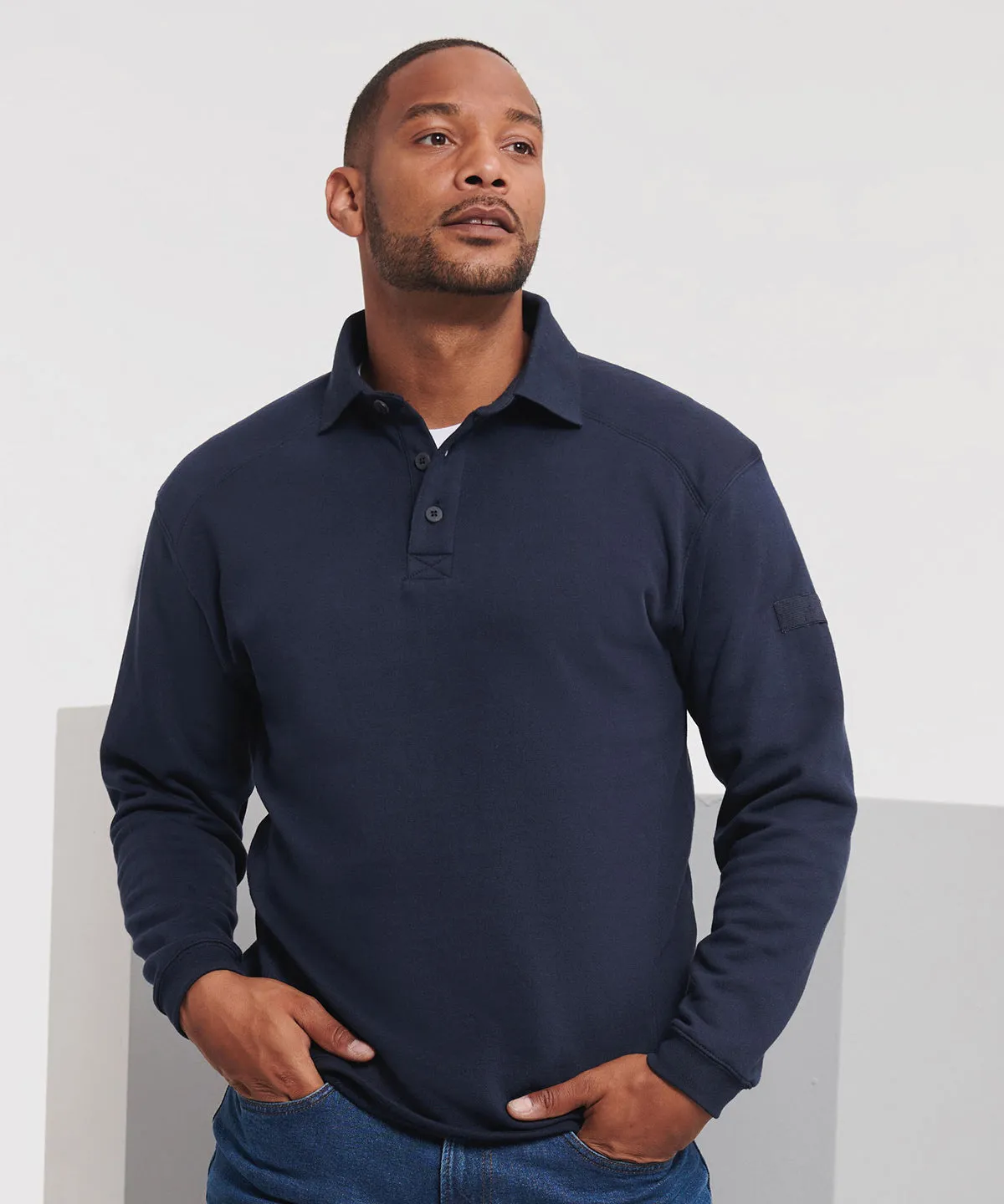 Heavy-duty collar sweatshirt | Classic Red
