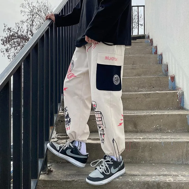 Hip-hop overalls casual trousers