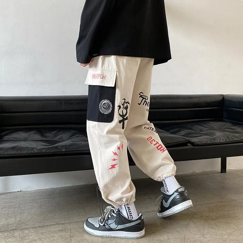 Hip-hop overalls casual trousers