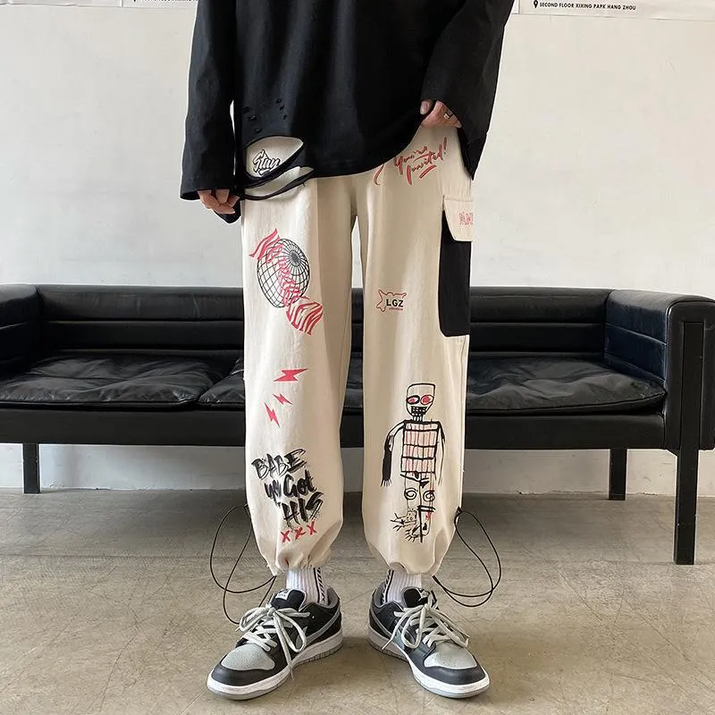 Hip-hop overalls casual trousers