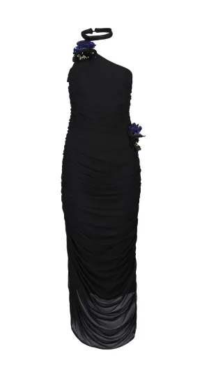 Jalia One Shoulder Black Dress