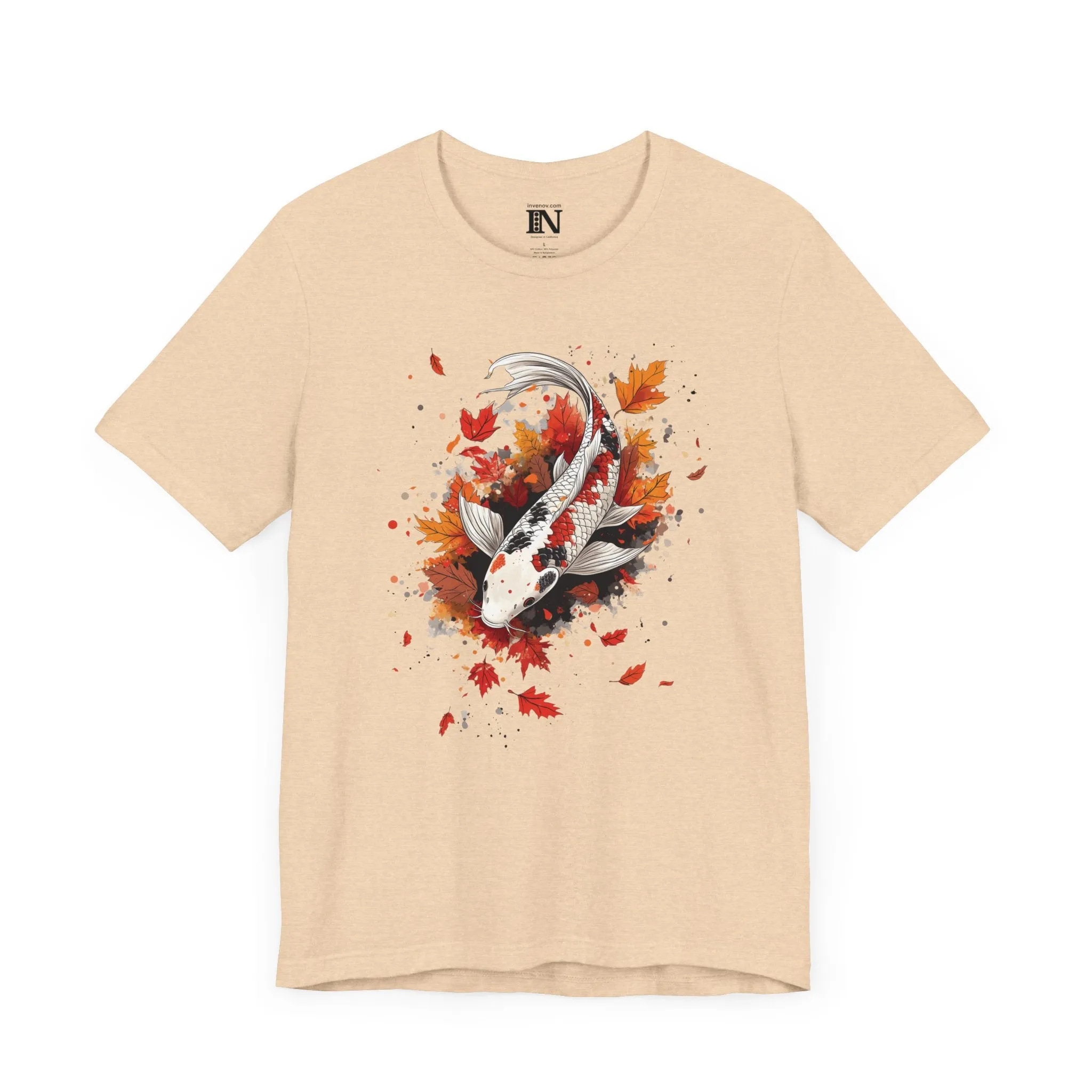 Koi Fish Shirt, Fall Autumn Season Shirt, Fresh Water Aquatic Life TShirt, Aquarium TShirt, Fish Lover Gift, Aesthetic Shirt, Gold Fish Tee