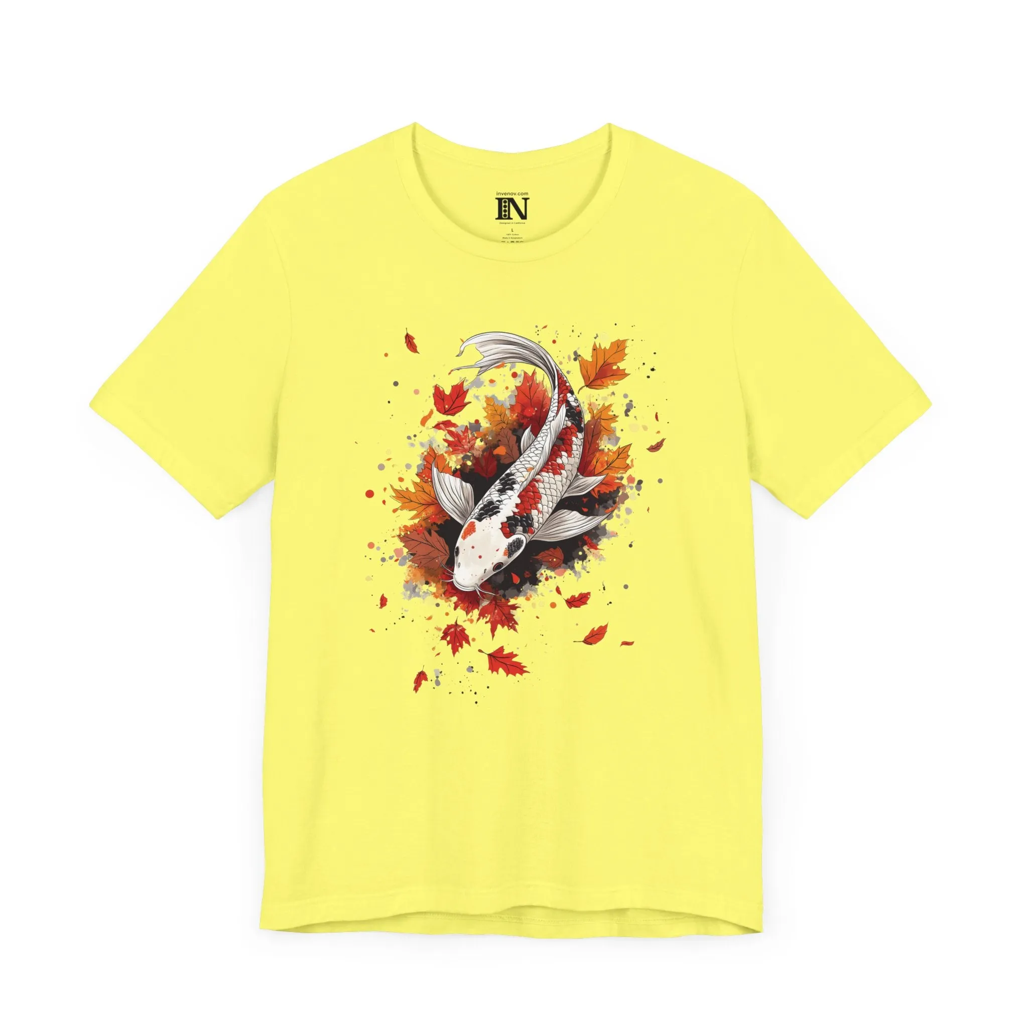 Koi Fish Shirt, Fall Autumn Season Shirt, Fresh Water Aquatic Life TShirt, Aquarium TShirt, Fish Lover Gift, Aesthetic Shirt, Gold Fish Tee