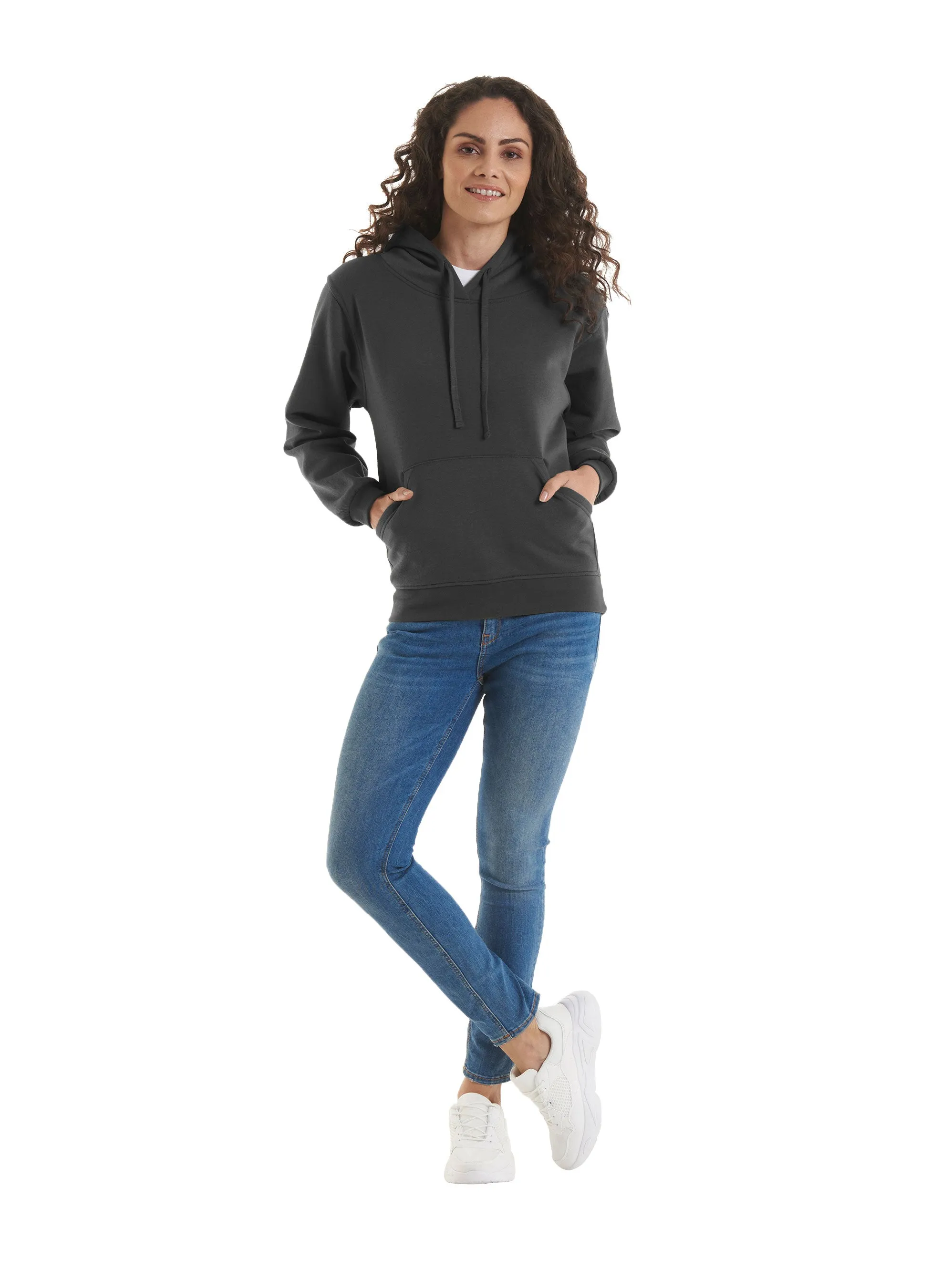 Ladies Deluxe Hooded Sweatshirt | Red