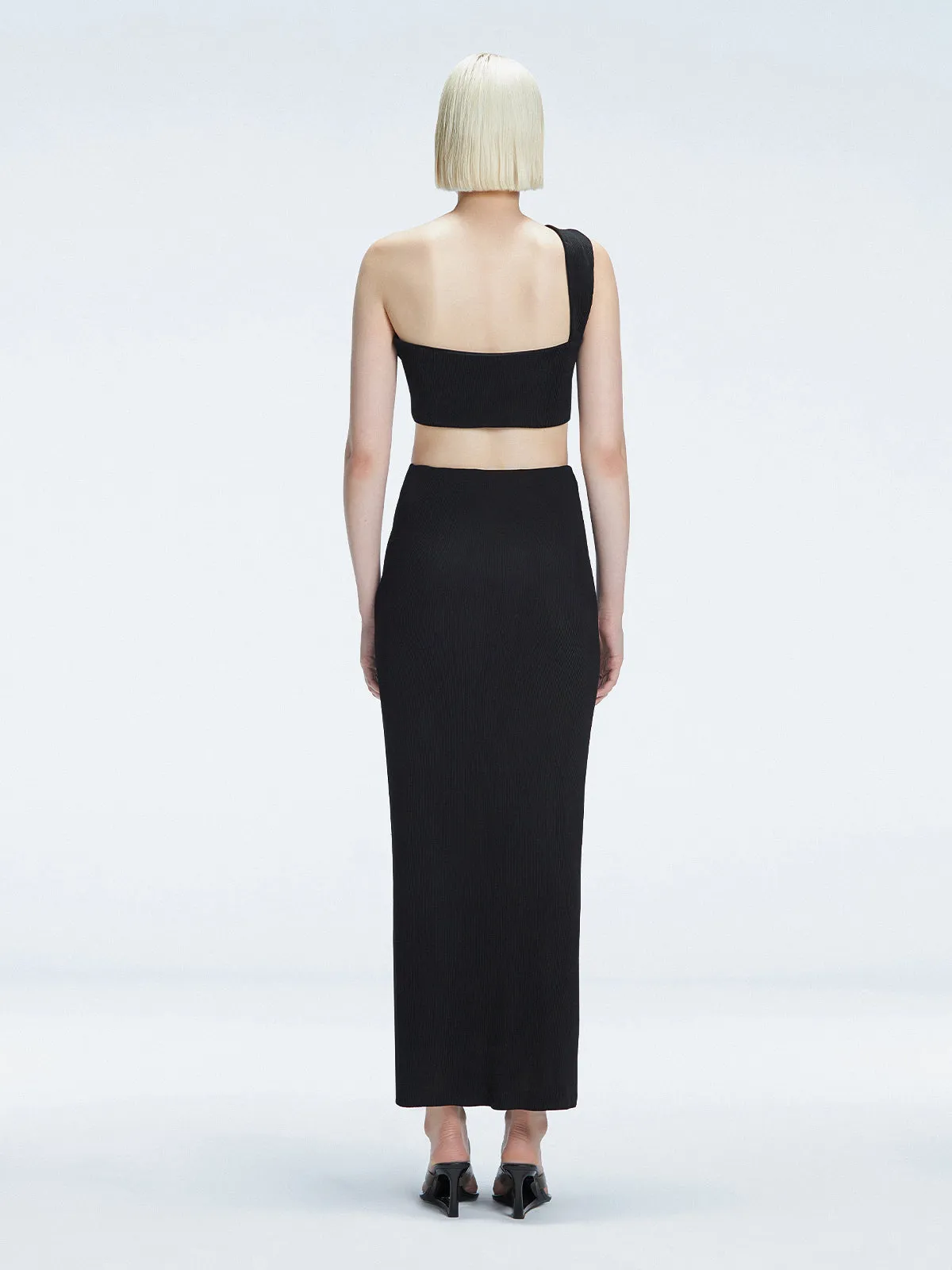 Lane Black Top and Esmeralda Black Skirt