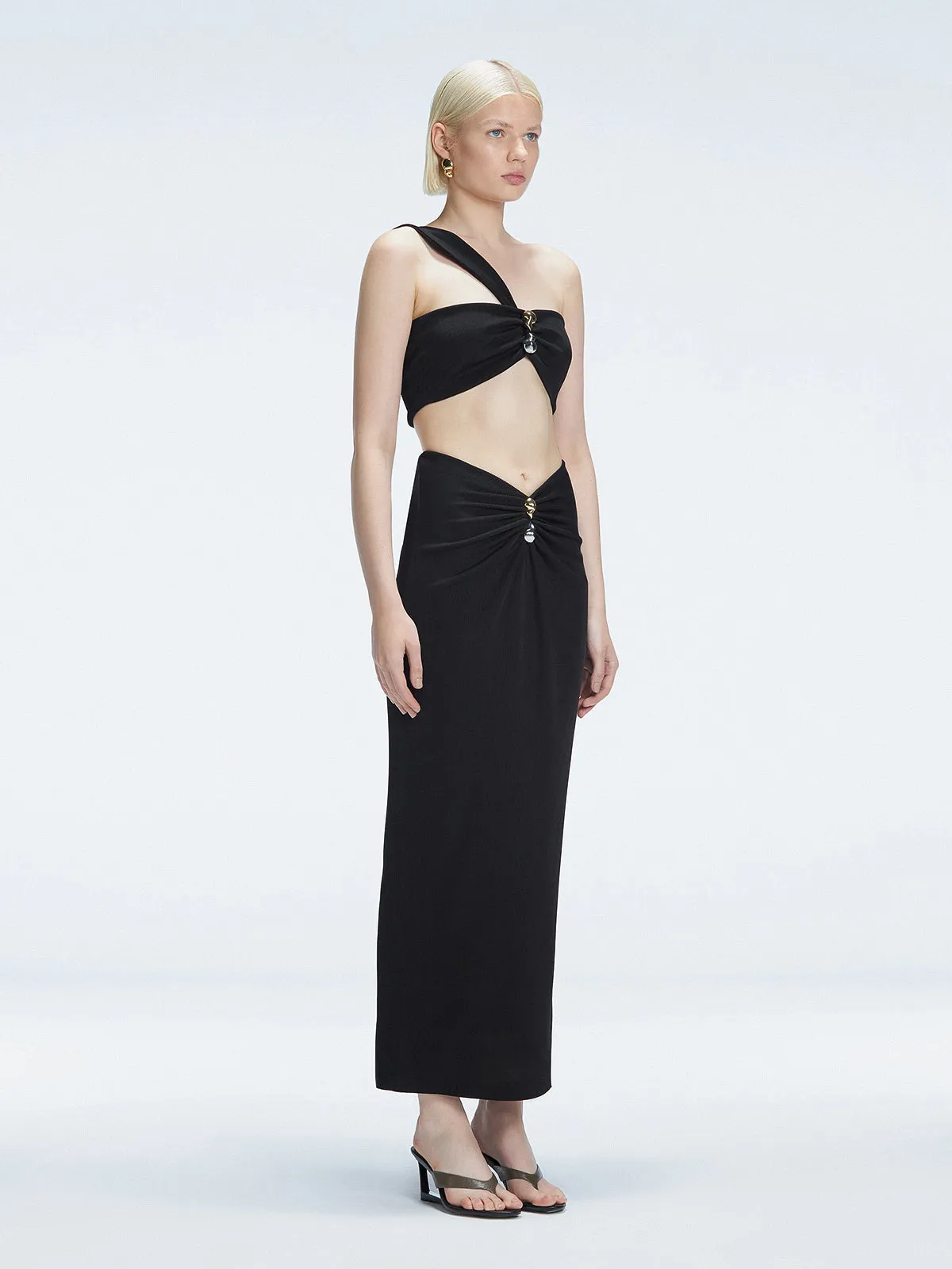 Lane Black Top and Esmeralda Black Skirt