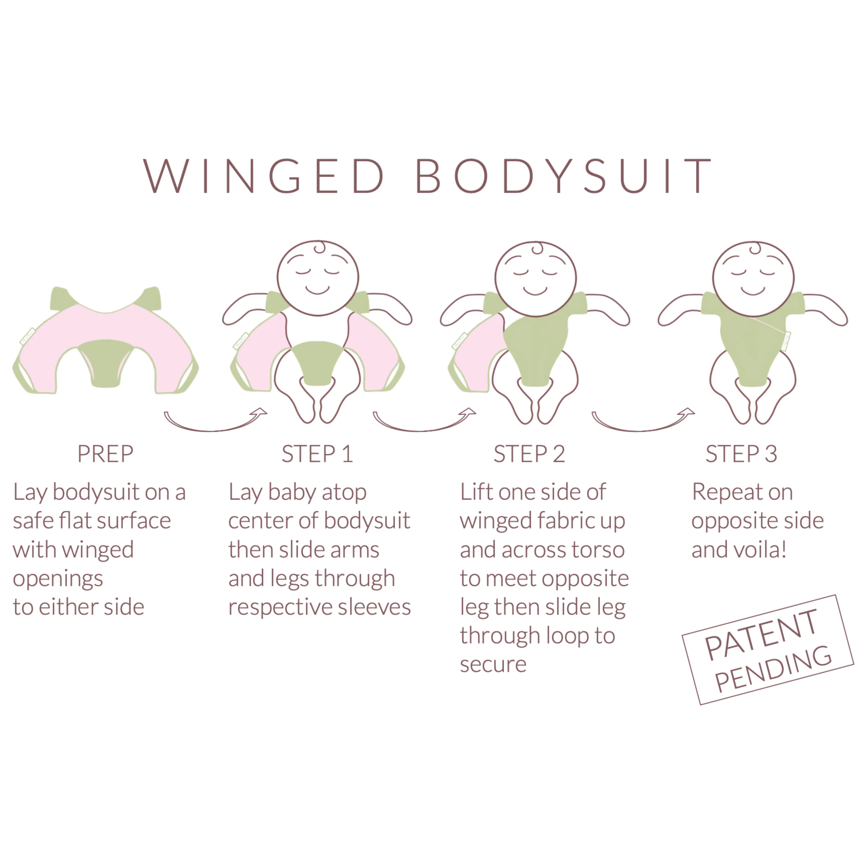 LONG SLEEVE WINGED BODYSUIT