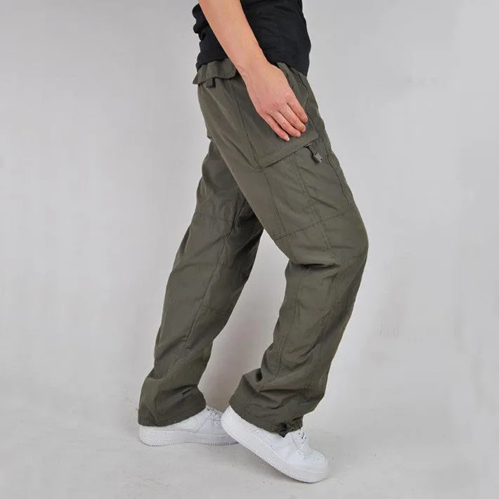 Men's Casual Thick Cargo Hip-Hop Style Pants