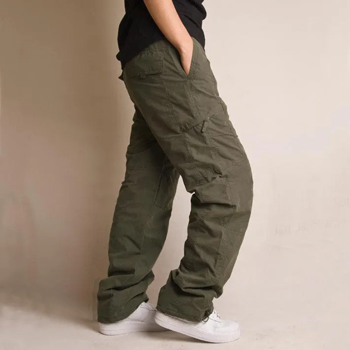 Men's Casual Thick Cargo Hip-Hop Style Pants