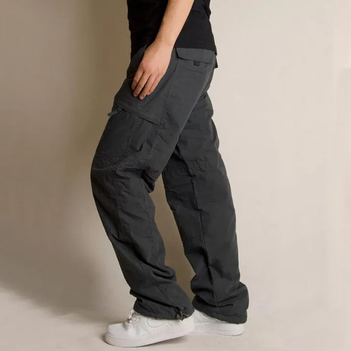 Men's Casual Thick Cargo Hip-Hop Style Pants