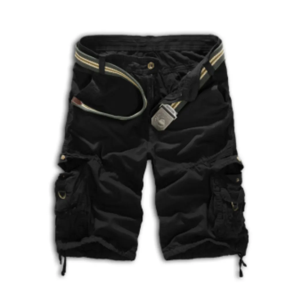 Mens Long Cargo Shorts