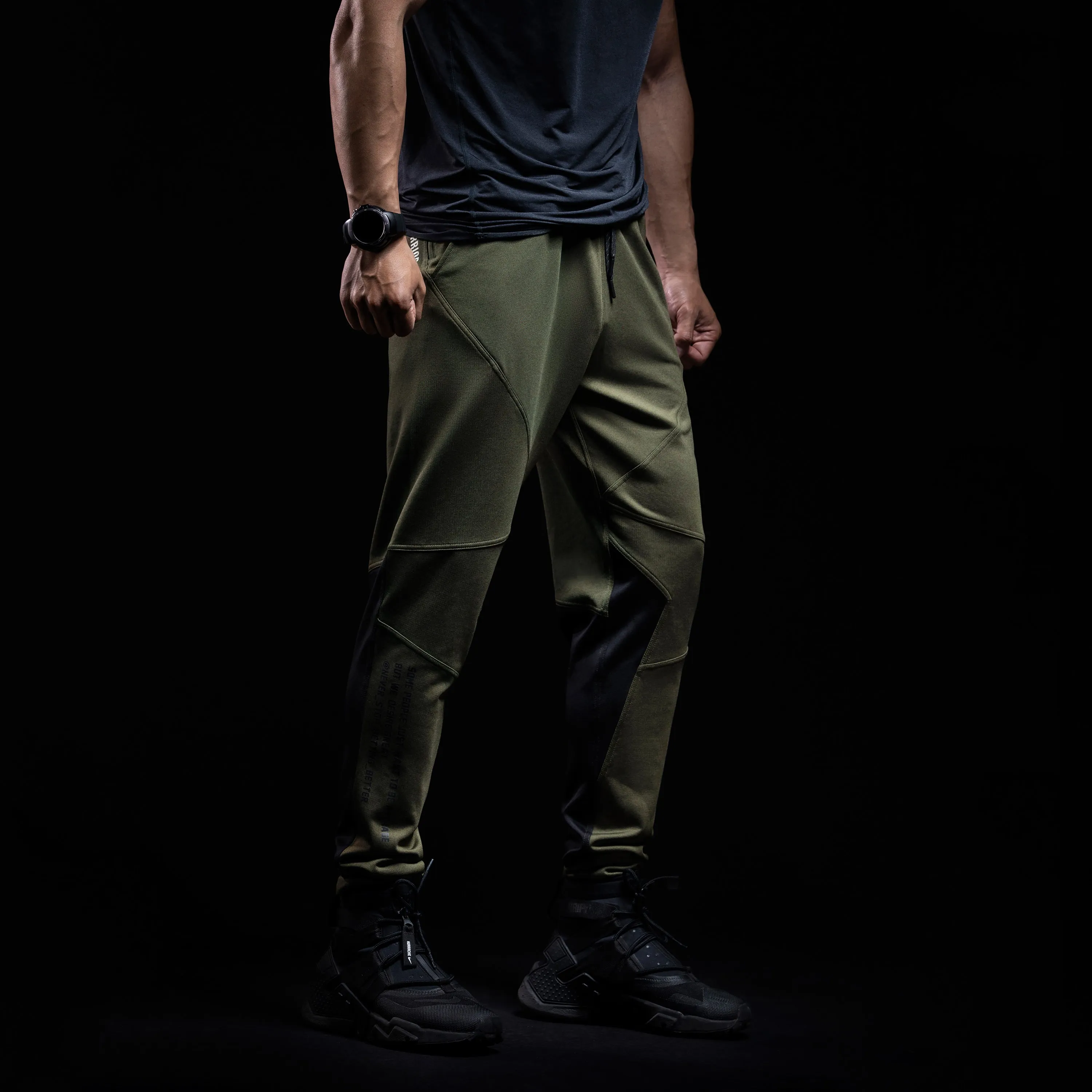 MONSTER GUARDIANS SLIM TRACK PANTS WITH BACK PRINT DESIGN