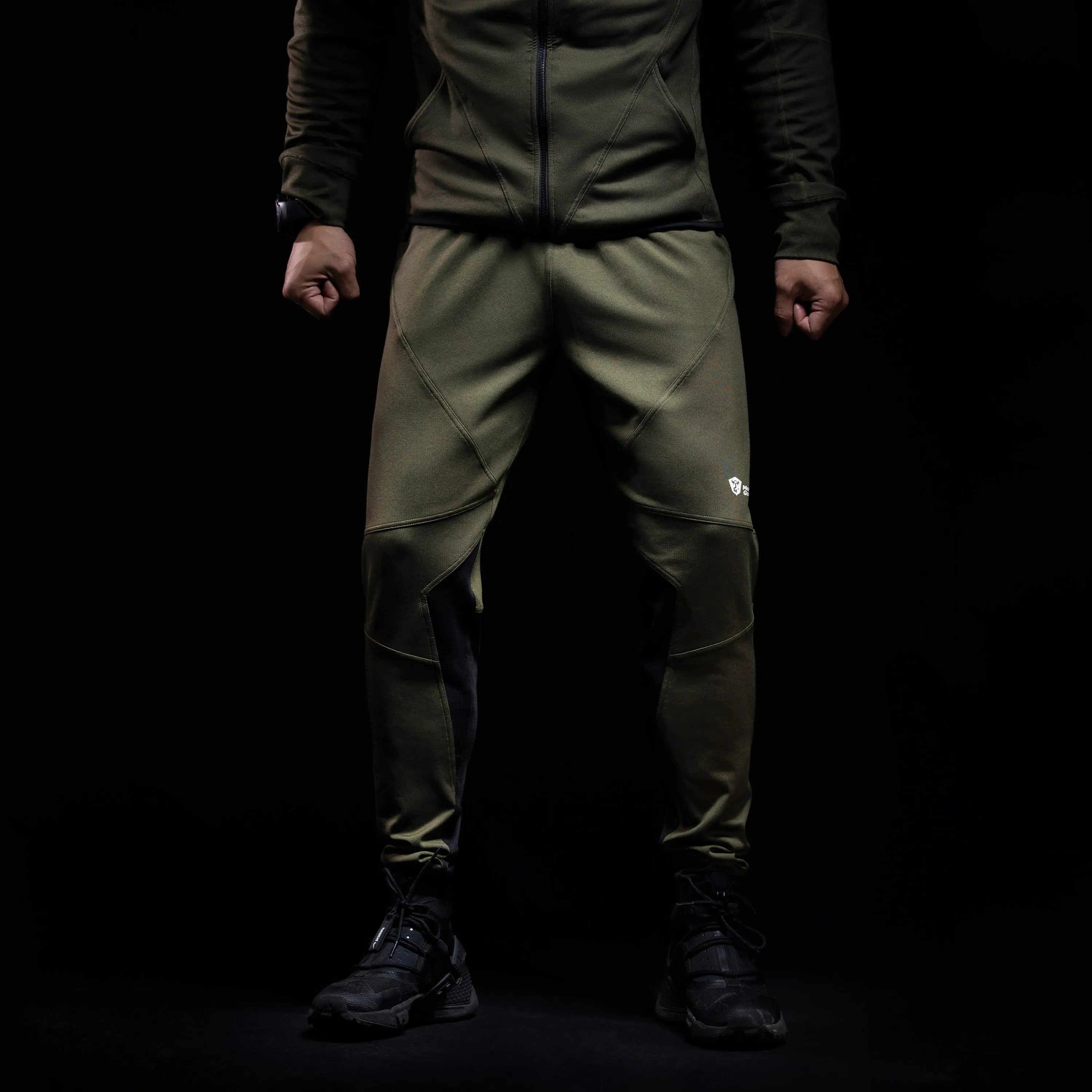 MONSTER GUARDIANS SLIM TRACK PANTS WITH BACK PRINT DESIGN