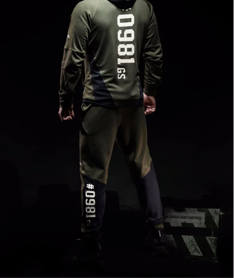 MONSTER GUARDIANS SLIM TRACK PANTS WITH BACK PRINT DESIGN
