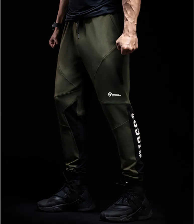 MONSTER GUARDIANS SLIM TRACK PANTS WITH BACK PRINT DESIGN