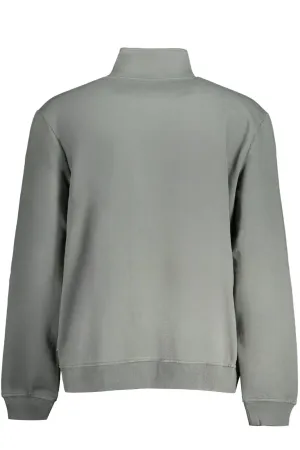 NAPAPIJRI MEN'S ZIP-UP SWEATSHIRT GREEN