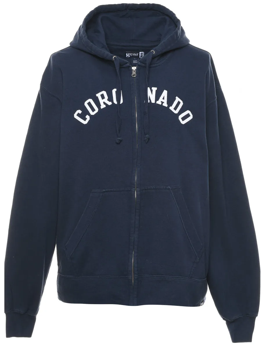 Navy Coronado Hoodie - L