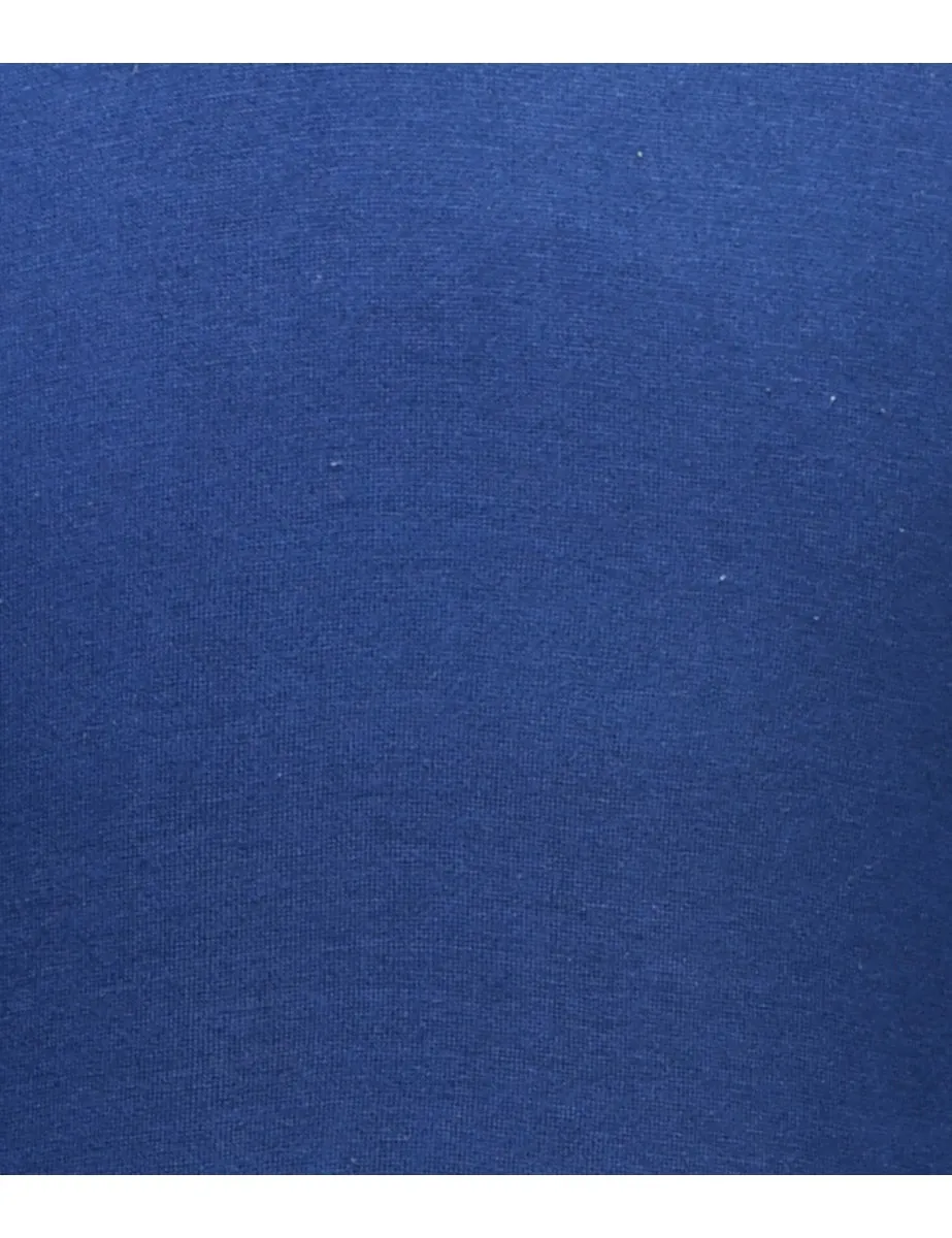 Navy Plain Sweatshirt - M