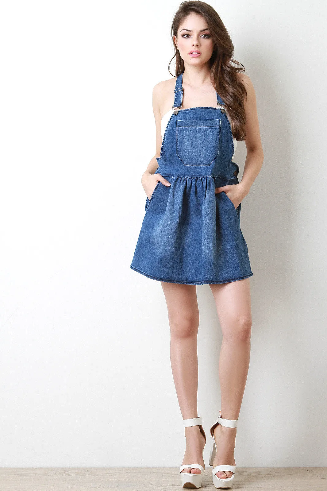 Overall Skater Dress