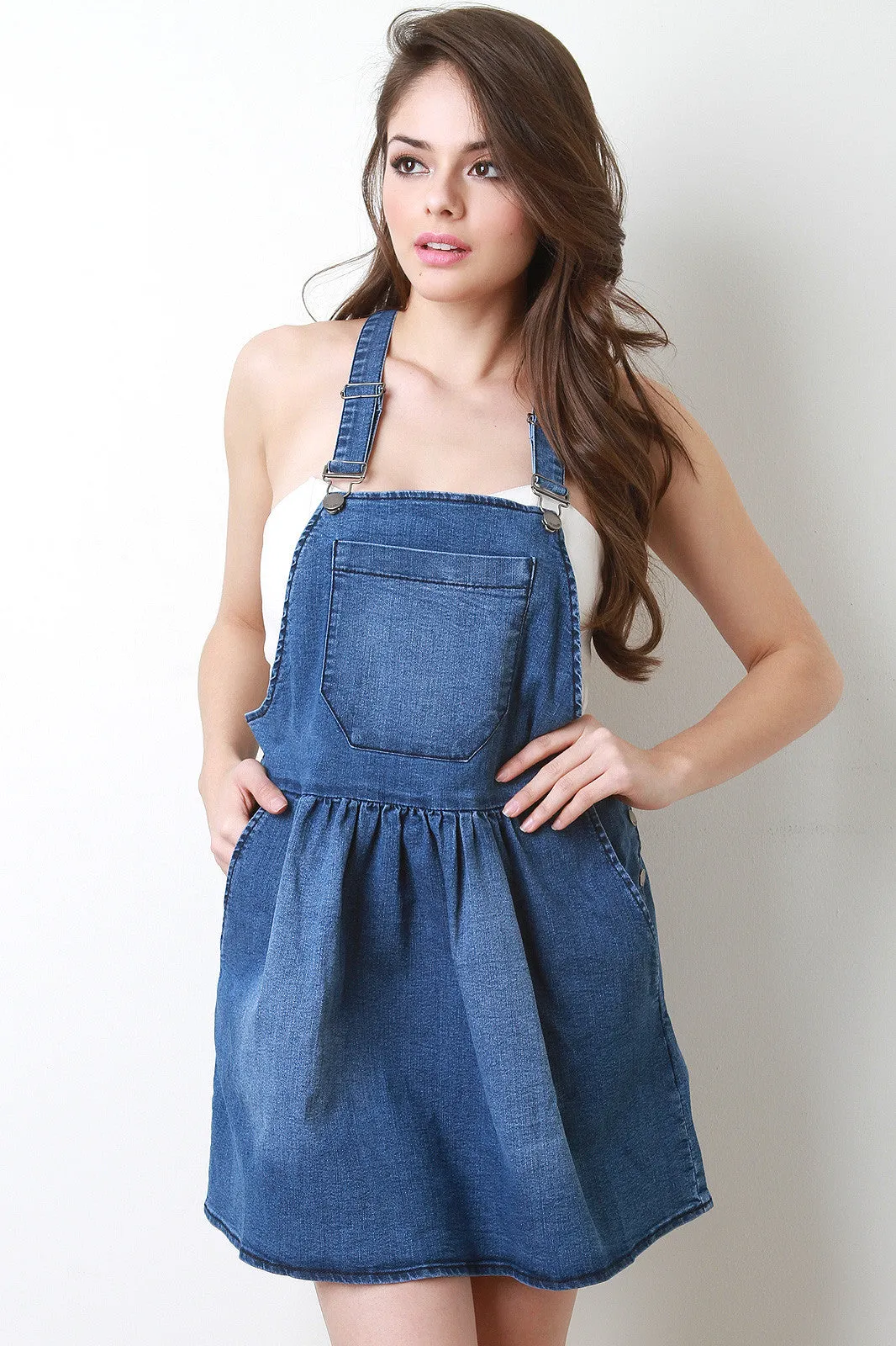 Overall Skater Dress