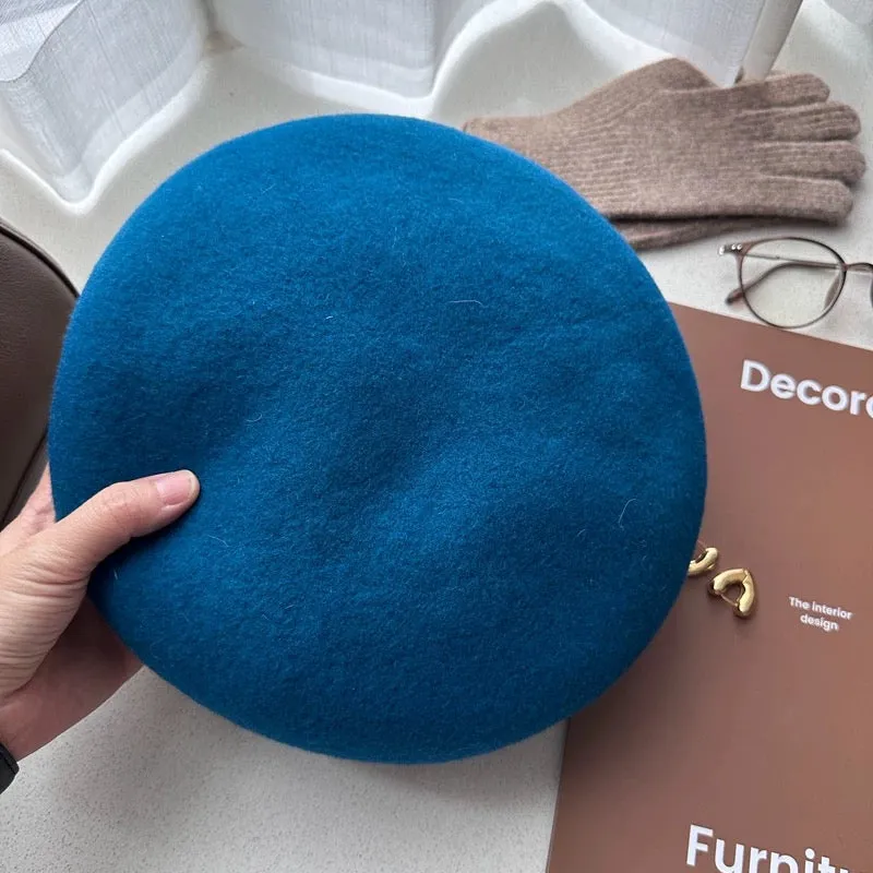 Oversized 100% Wool Beret