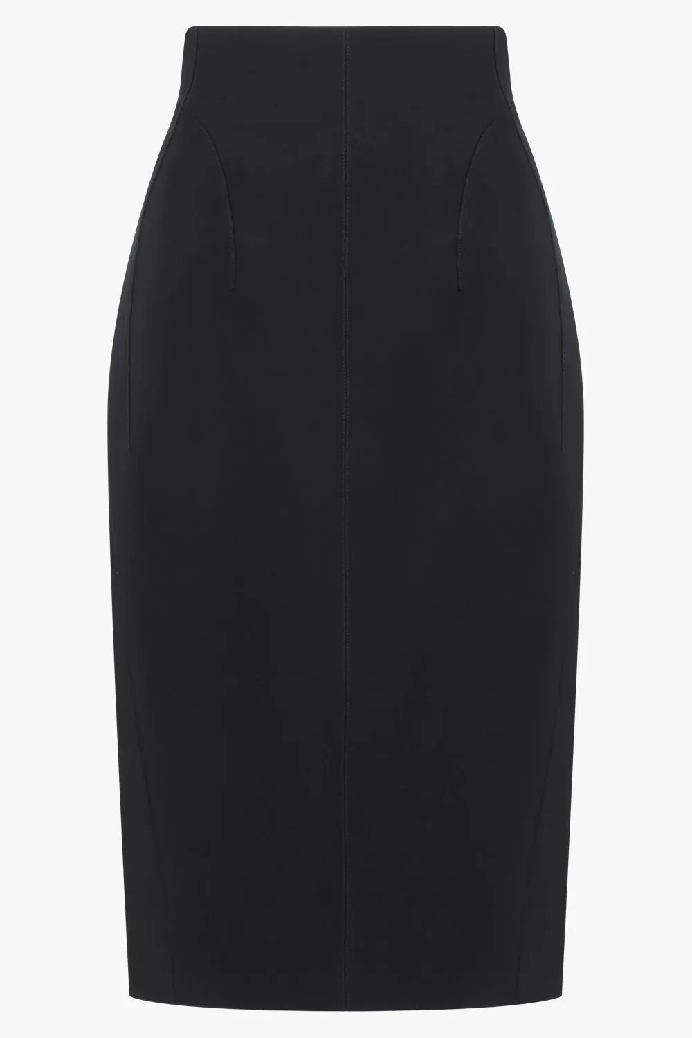 Pencil Midi Skirt | Black