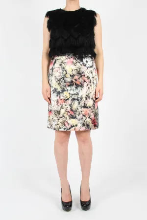 Print Pencil Skirt