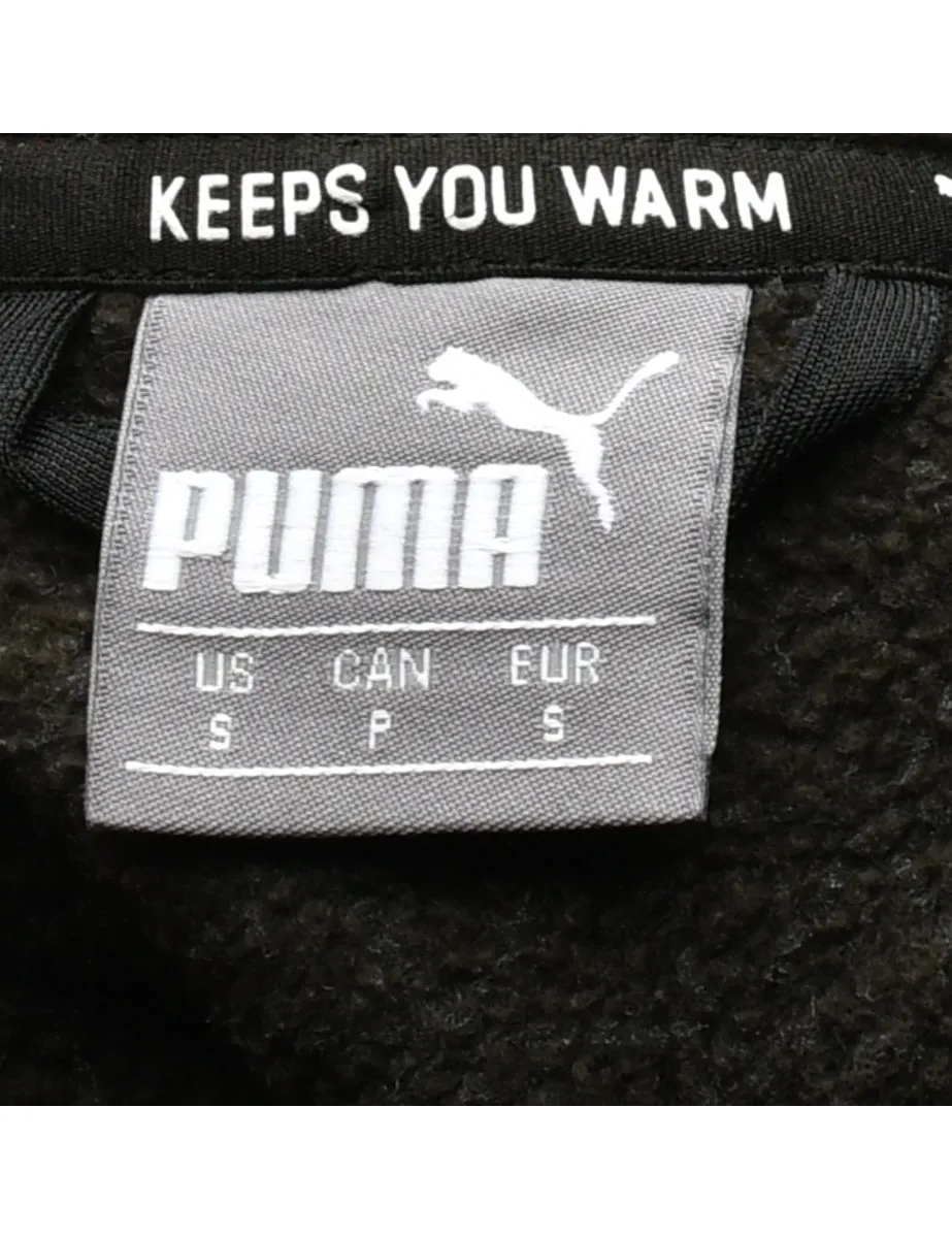 Puma Black Hooded Sweatshirt - S