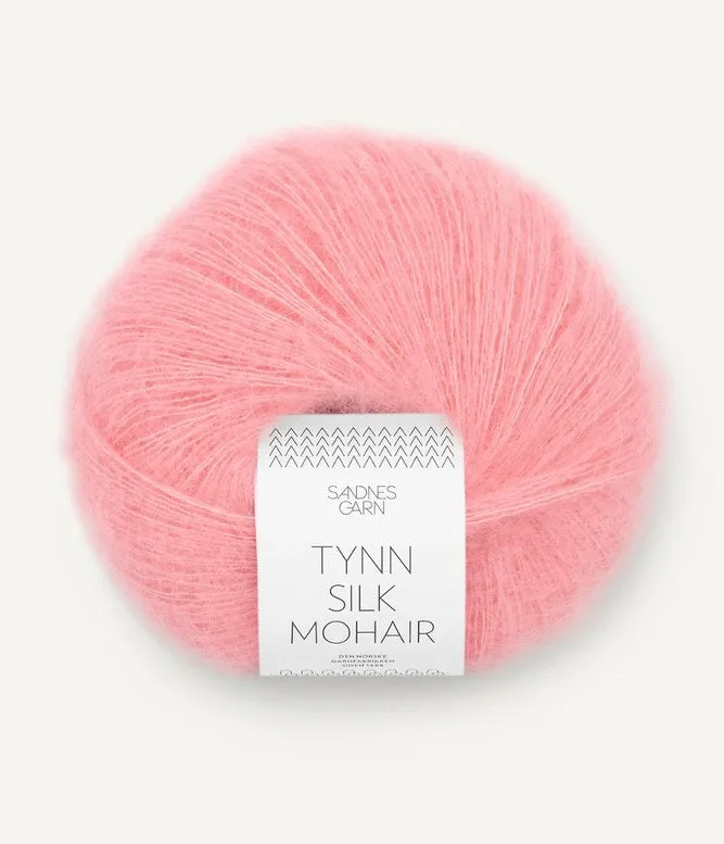 Sandnes Garn Tynn Silk Mohair 57% mohair, 28% silk and 15% wool