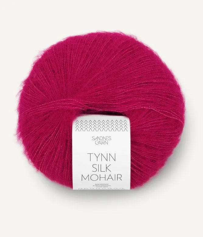 Sandnes Garn Tynn Silk Mohair 57% mohair, 28% silk and 15% wool