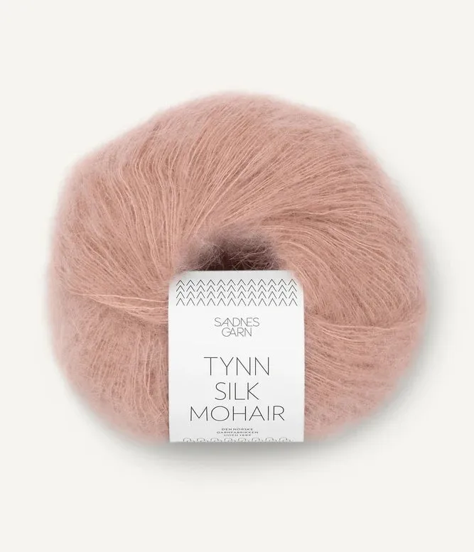 Sandnes Garn Tynn Silk Mohair 57% mohair, 28% silk and 15% wool