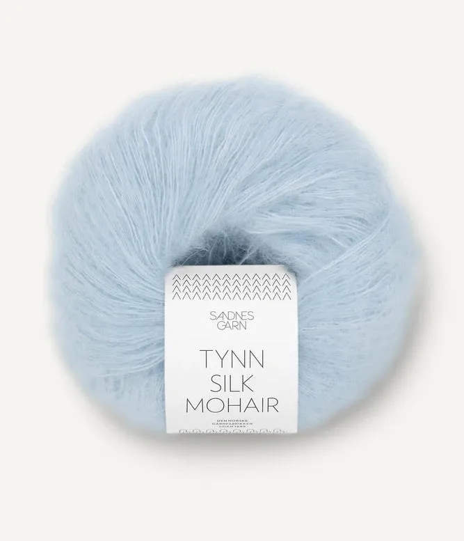 Sandnes Garn Tynn Silk Mohair 57% mohair, 28% silk and 15% wool