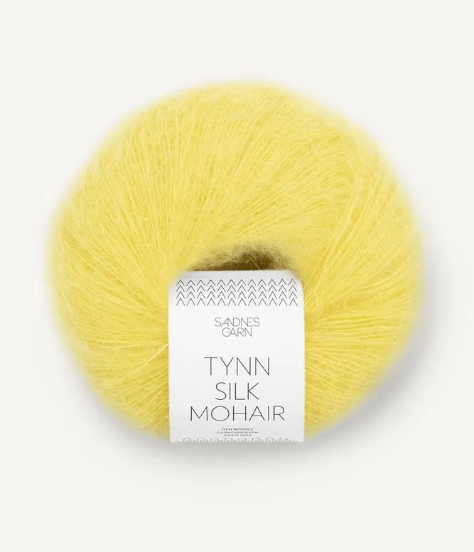 Sandnes Garn Tynn Silk Mohair 57% mohair, 28% silk and 15% wool