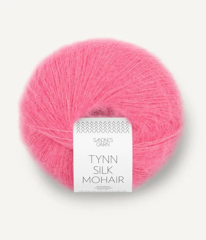 Sandnes Garn Tynn Silk Mohair 57% mohair, 28% silk and 15% wool