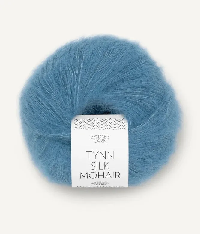 Sandnes Garn Tynn Silk Mohair 57% mohair, 28% silk and 15% wool