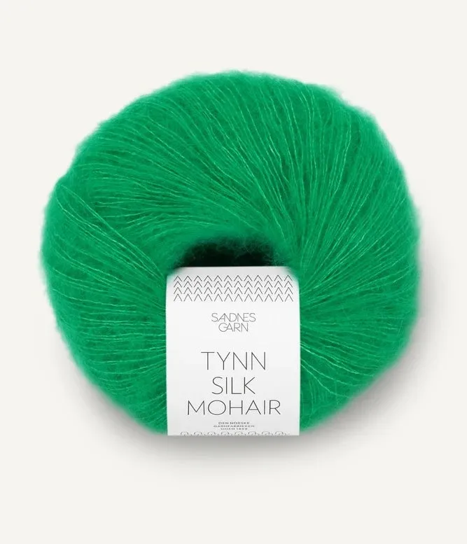 Sandnes Garn Tynn Silk Mohair 57% mohair, 28% silk and 15% wool