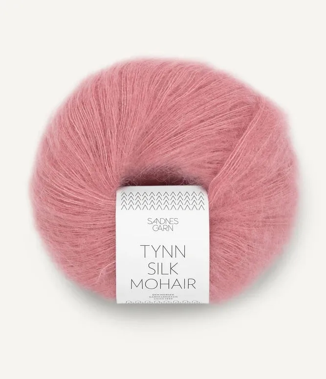 Sandnes Garn Tynn Silk Mohair 57% mohair, 28% silk and 15% wool