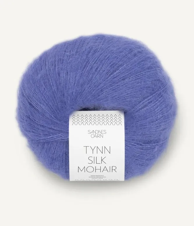 Sandnes Garn Tynn Silk Mohair 57% mohair, 28% silk and 15% wool