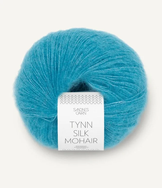 Sandnes Garn Tynn Silk Mohair 57% mohair, 28% silk and 15% wool