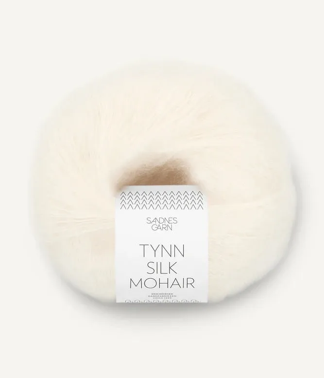 Sandnes Garn Tynn Silk Mohair 57% mohair, 28% silk and 15% wool