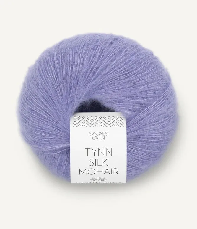 Sandnes Garn Tynn Silk Mohair 57% mohair, 28% silk and 15% wool