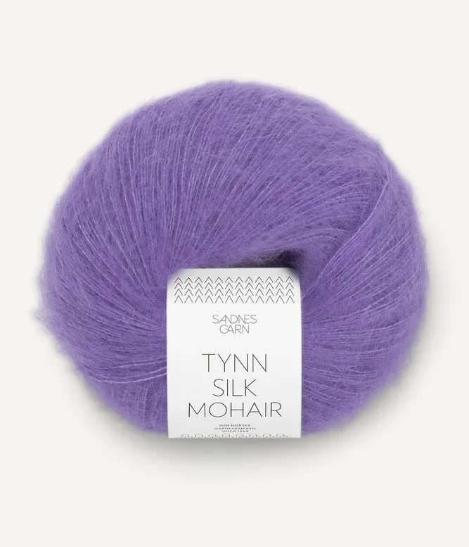 Sandnes Garn Tynn Silk Mohair 57% mohair, 28% silk and 15% wool