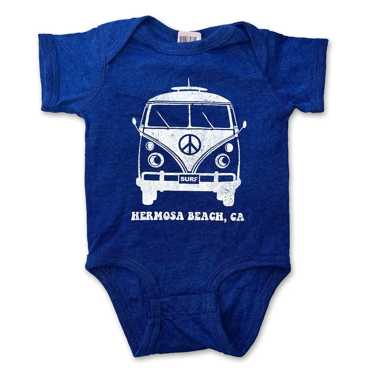 Sol Baby Hermosa Beach Peace Surf Bus Bodysuit
