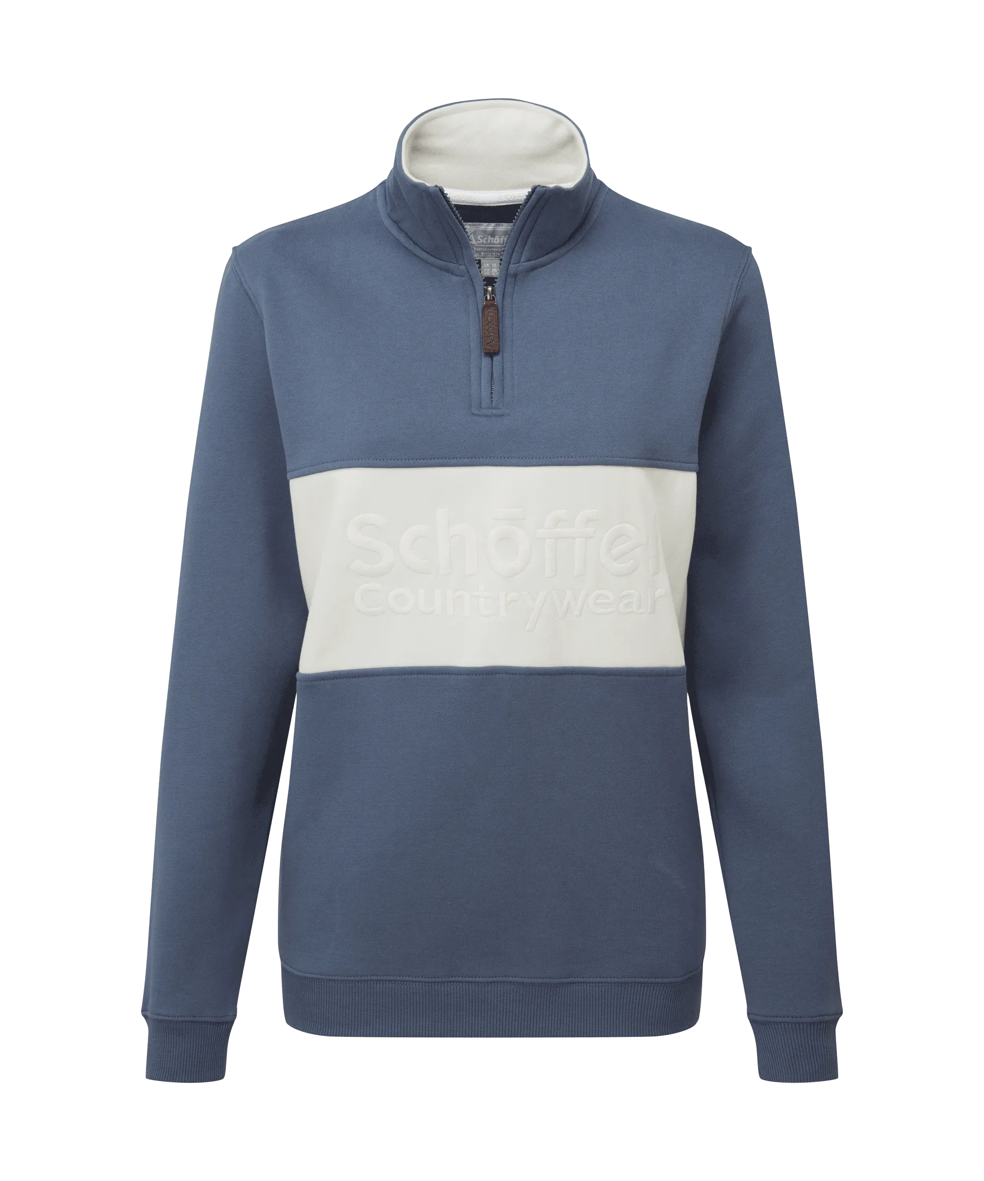 St Agnes Quarter Zip Sweatshirt - Vintage Navy